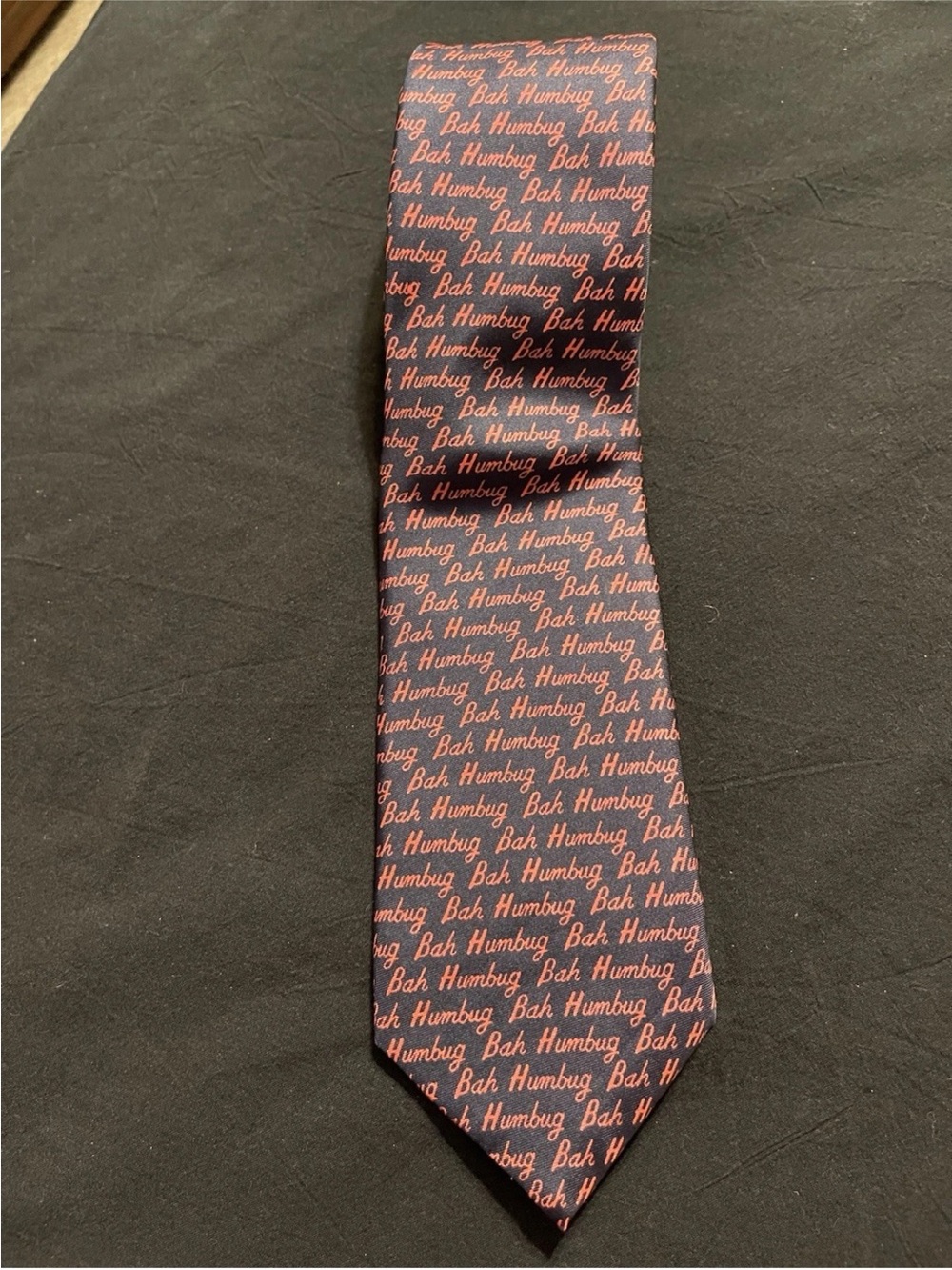 Alynn Bah Humbug NECK TIE 100% Silk Christmas